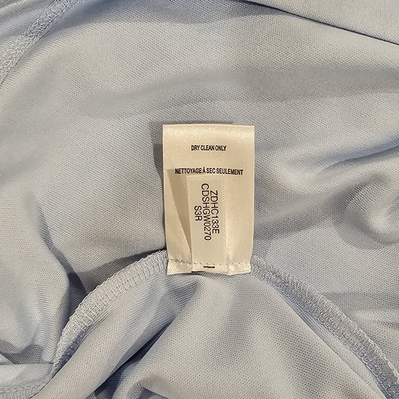 Blue Calvin Klein Dress with Bell Sleeve - Picture 8 of 8